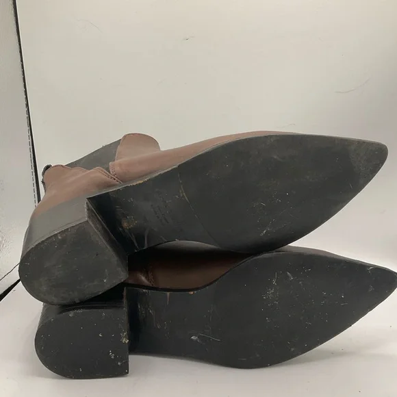 “ACNE STUDIO” “JENSON” Brown Leather Ankle Boots - Picture 5 of 16